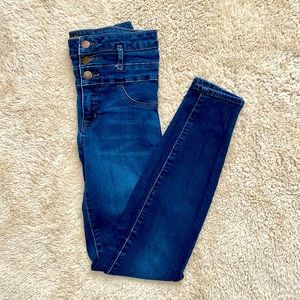 Refuge high waisted skinny jeans